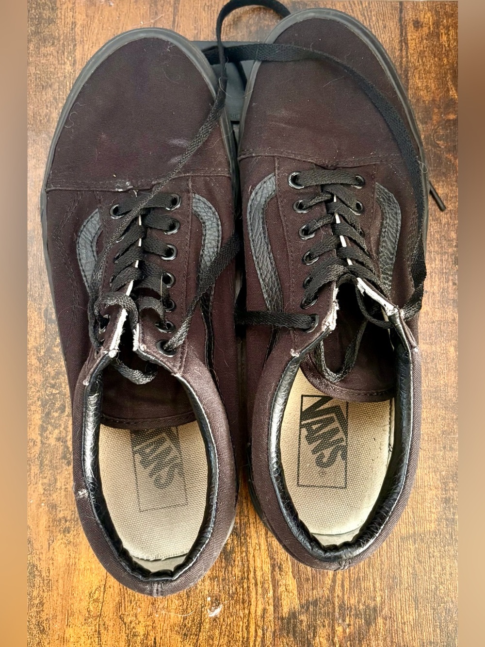 Vans Black Old Skool Skate Shoes Men’s 9.5 Women’s 11